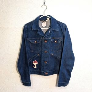 70s Wrangler Denim Jacket with Mushroom
